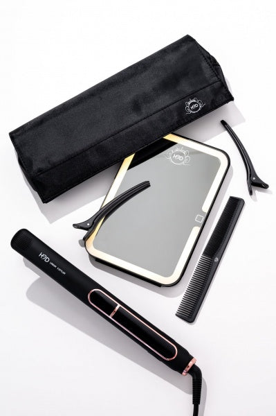 H2D Matte Black With Rose Gold Standard Plate Iron Linear II H2D