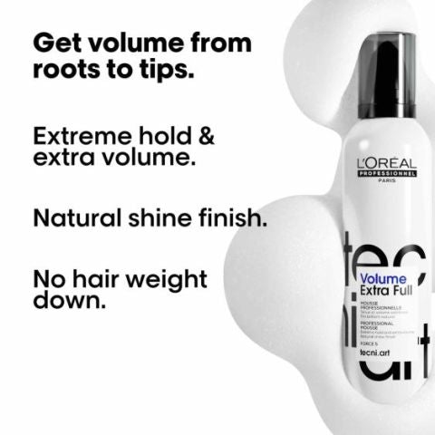 Loreal Full Volume Extra Strong Hold Mousse 250ML