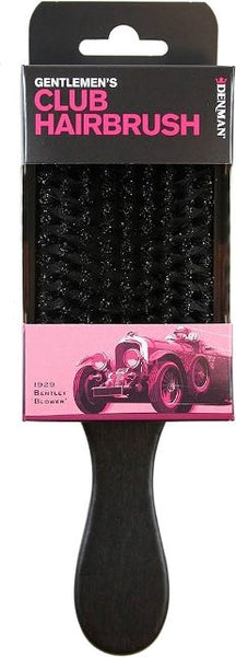 Denman Jack Dean Club Brush Italian Dark Beechwood Pure English Bristle