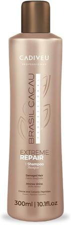 Brasil Cacau Extreme Repair Shampoo For Damaged Hair 1000ML