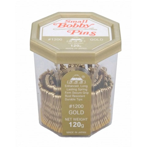 555 Bobby Pins Gold 1200 Small 1.5 Inch 100GM