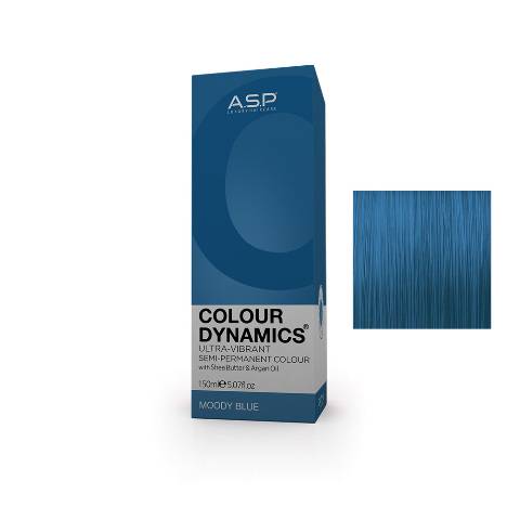 ASP Colour Dynamics Moody Blue Ultra Vibrant Semi Permanent 150ML Elixir