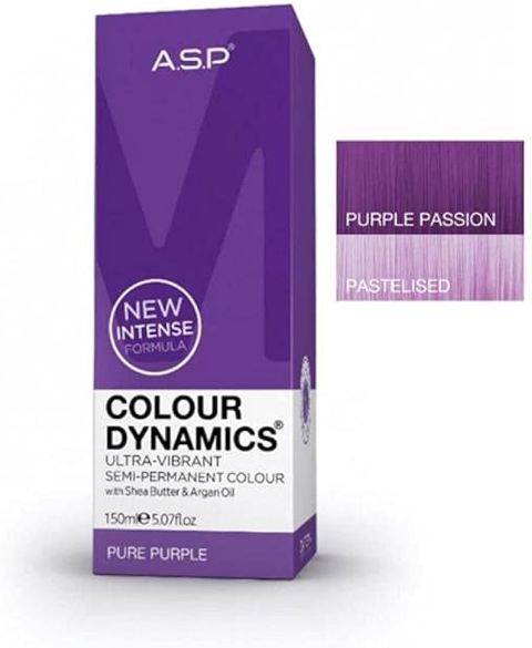ASP Colour Dynamics Pure Purple Ultra Vibrant Semi Permanent 150ML Elixir