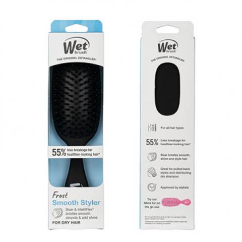 Wet Brush Frost Smooth Styler Black Wet Brush