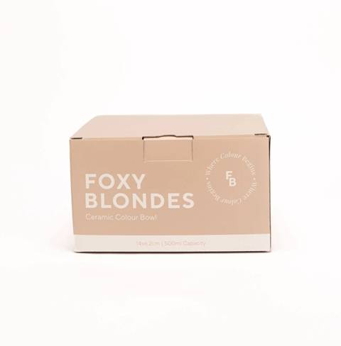 Foxy Blondes Ceramic Colour Tint Bowl Nude 500ML