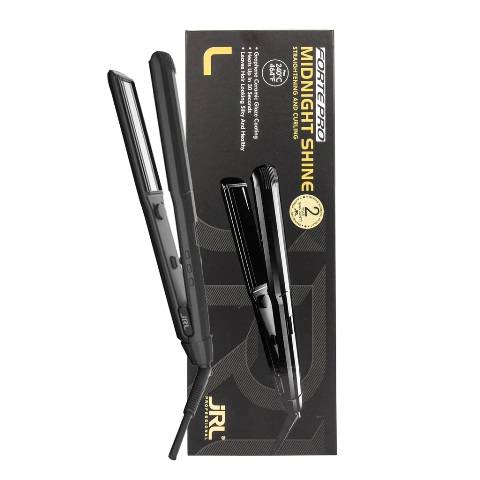 JRL Straightening Iron Black Midnight Shine FortePro Standard Plate 25MM