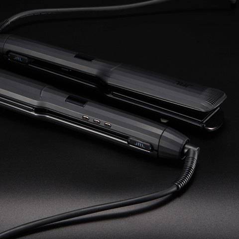 JRL Straightening Iron Black Midnight Shine FortePro Wide Plate