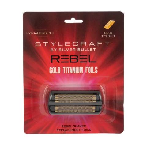 Silver Bullet Stylecraft Rebel Foil Replacement Head Gold Titanium