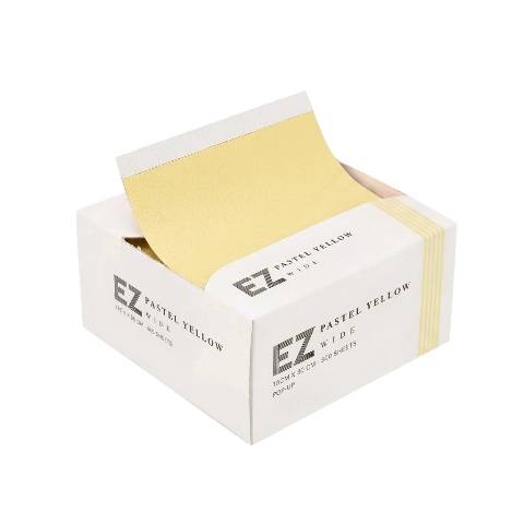 EZFoil Pastel Yellow Wide Pop Up 500 Sheet 15CM x 30CM
