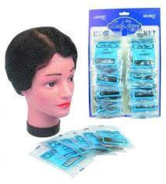 Lady Fayre Hair Net Assorted Colors Lady Fayre