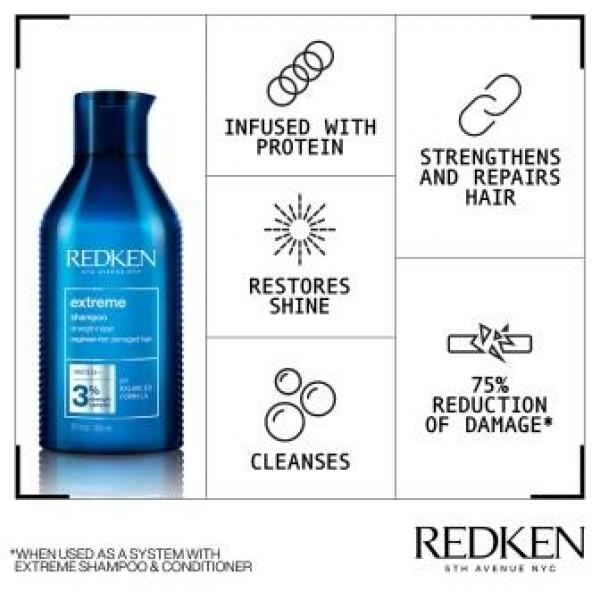 Redken Extreme Strength Repair Shampoo Fortifier 300ML Redken