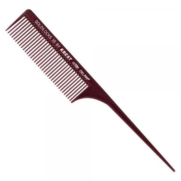 Goldilocks G35 Course Long Tooth Rat Tail Plastic Comb