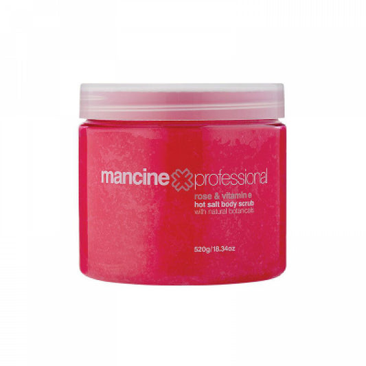 Mancine Rose & Vitamin E Hot Body Scrub With Natural Botanicals 520GM. Mancine