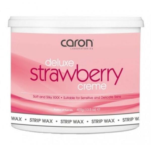 Caron Deluxe Strawberry Creme XXX Strip Wax Microwaveable 400 Gram Caron