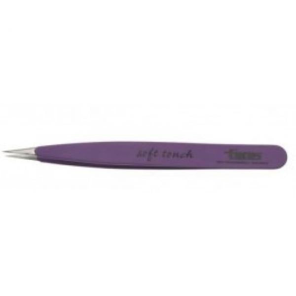 Focus Tweezer Pointy Purple Soft Touch Focus