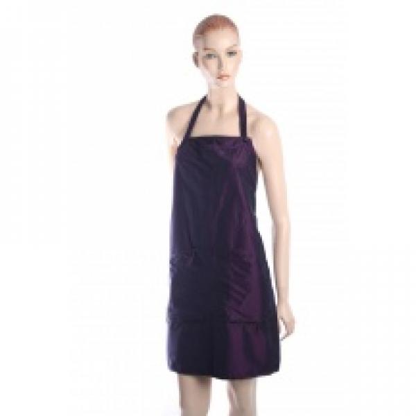 Stylist Purple Cover Up DH5020P Zipper Pocket. Finishing Touch Body Hair And Beauty Supplies