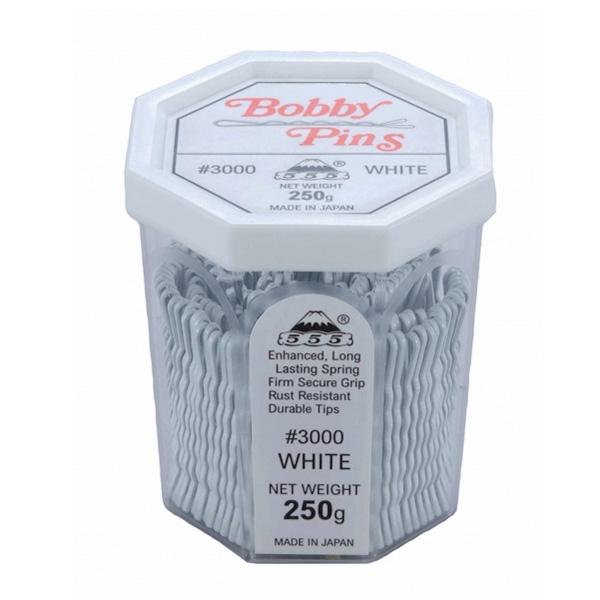 555 Bobby Pins White 3000 2 Inch 250GM Westons