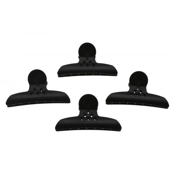 Santorini Xtra Grip Dual Row Teeth Butterfly Clips Pack Of Four Santorini