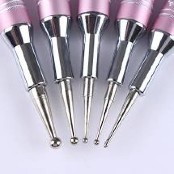 Nail Art Pen And Brush Two Way With Piercing Pin Assorted Colors. Finishing Touch Wangaratta
