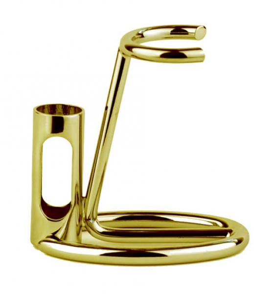 Omega Brass Shaving Brush Holder. Omega