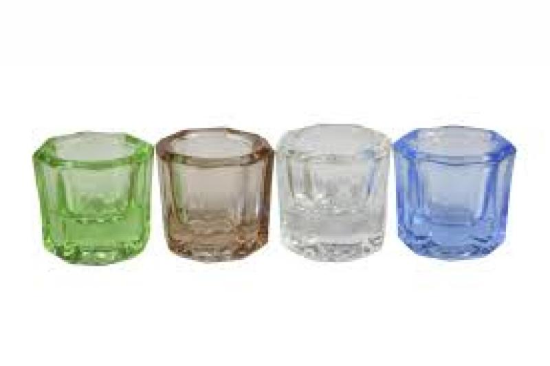 Indiana Nails Dappin Dish Standard Glass Assorted Colours Including Clear Indiana Nails