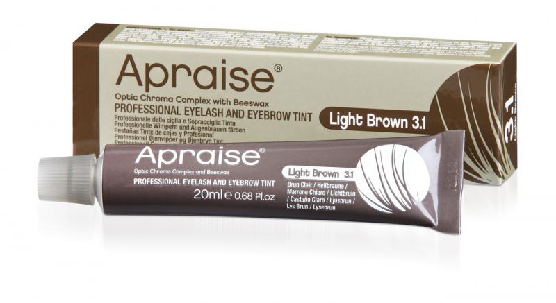 Apraise Light Brown Eyelash And Eyebrow Tint With Bees Wax 20ML Apraise