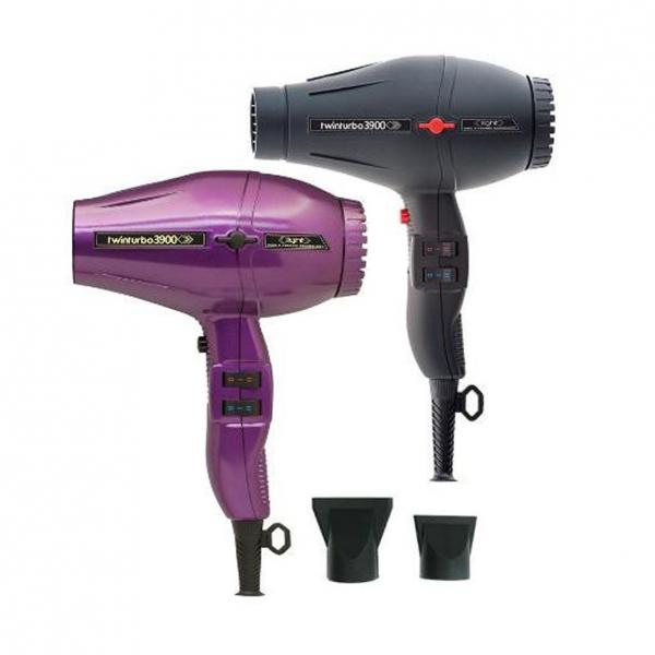 Twin Turbo Dryer 3900 Violet Very Powerful Very Light 2150 Watts Ionic Ceramic Technology Twin Turbo
