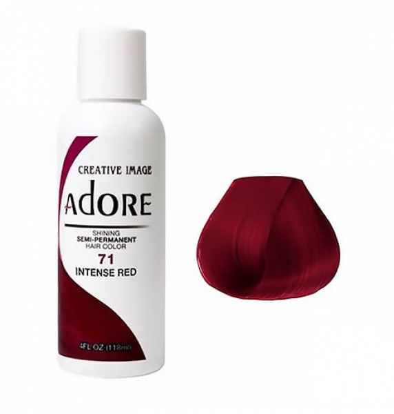 Adore Plus Semi Permanent Hair Color Intense Red 118ML Adore