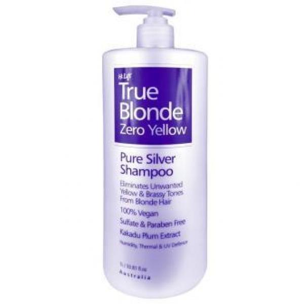 Hi Lift True Blonde Pure Silver Shampoo 100% Vegan Kakadu Plum Extract 1000ML