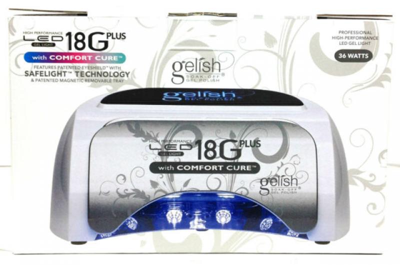 Gelish High Performance LED Gel Light 18G Plus Comfort Cure 36Watt. Gelish