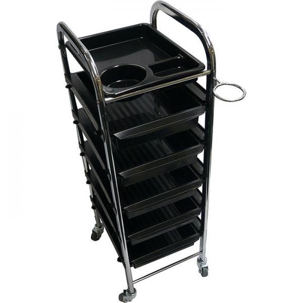 Manuel Mark 2 Trader Six Tier Trolley Chrome Delta