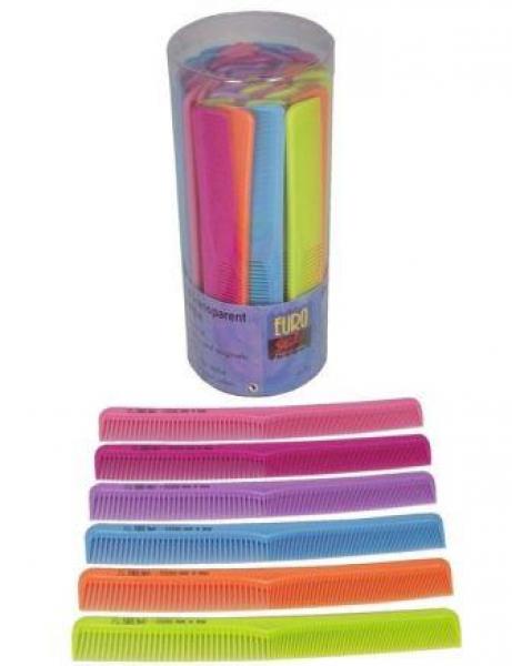 Euro Stil Cutting Comb Assorted Colors