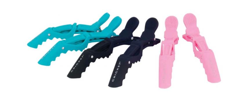 Cricket Rubberized Double Jointed Proclips Six Pack Assorted Colors Cricket