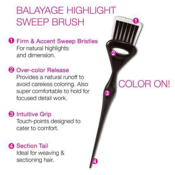 Cricket Colour Cocktail Balayage Highlight Sweep Brush Black Cricket
