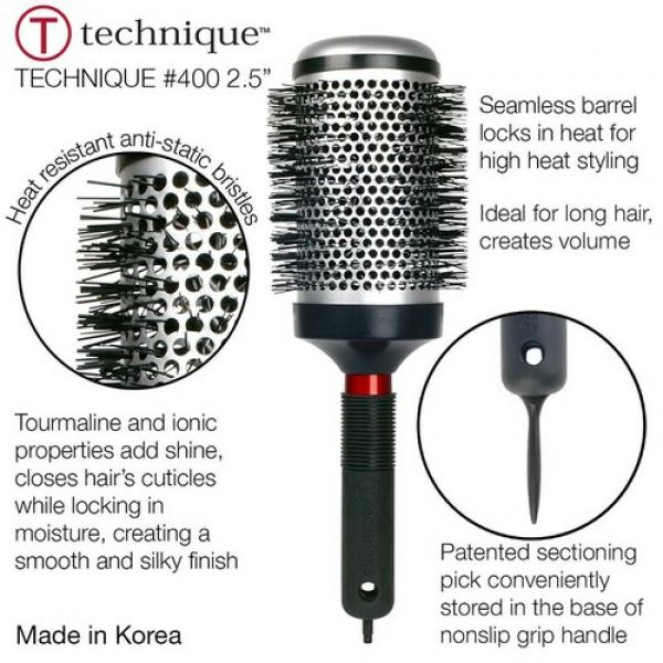 Cricket 400 Technique Thermal Style Plus Round Brush. Cricket
