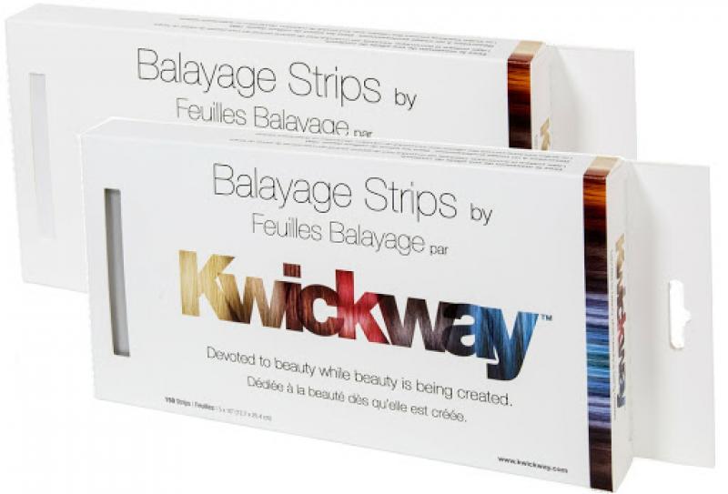 Kwick Way Large Gold Thermal High Lighting Strips 150 Per Box Kwickway