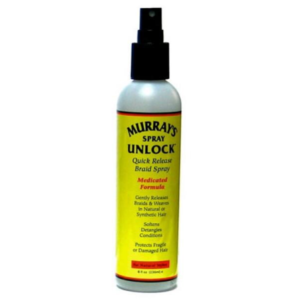 Murrays Gel Unlock Spray - Quick Release For Corn Rows And Braids 236ML Murrays