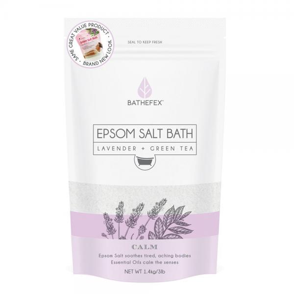 Bathefex Epsom Salt Lavender And Green Tea Foot Bath Crystals 1400GM Bathefex