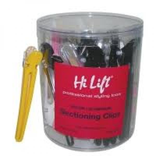 Hilift Sectioning Clips Pack Of 36 Assorted Colors Nylon & Aluminium Hi Lift