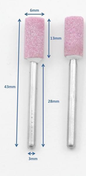 Indiana Nails Drill Bit Medium Pink Grinder Barrel Standard Indiana Nails