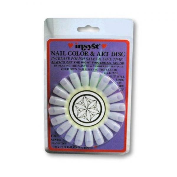 Insyst Color Wheel Professional For Polish Display Circle With Gold Pattern Indiana Nails