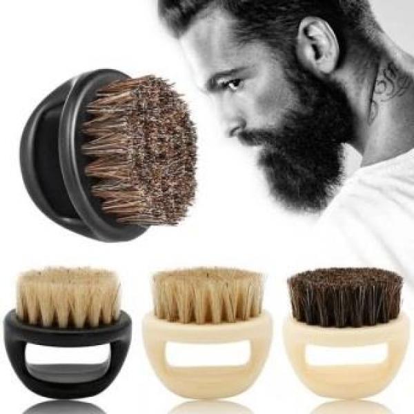 Ftw Knuckle Brush Barbers Beard Brush Round Boxed Assorted Colours Finishing Touch Wangaratta