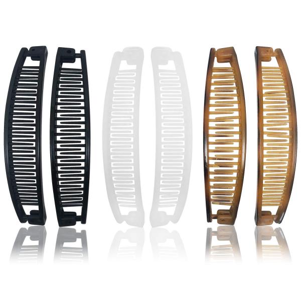 Banana Clip Large With Metal Hinge Assorted Colors Finishing Touch Wangaratta