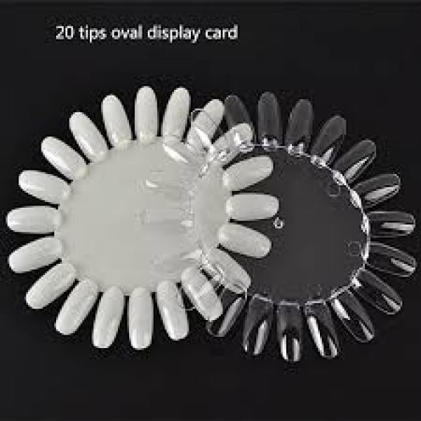 Budget Nail Display Ring 20 Tips Nude Or Clear. Finishing Touch Wangaratta