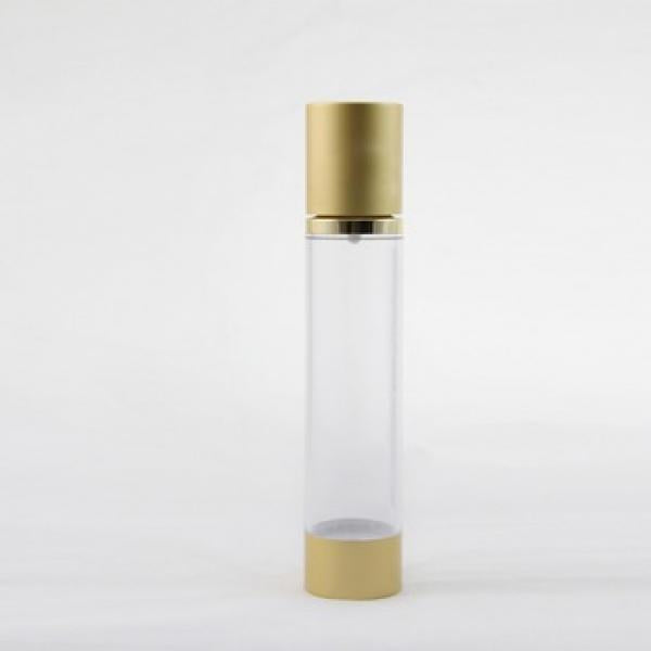 Ftw Airless Pump Empty Gold Clear Cylinder 5ML Finishing Touch Wangaratta