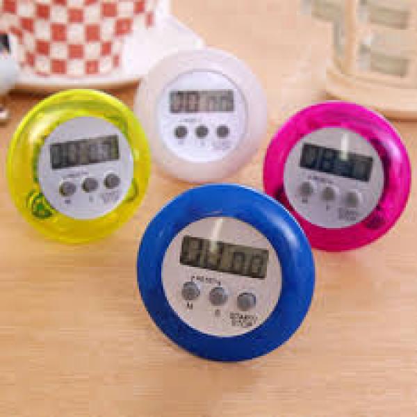 Finishing Touch Timer Digital Round With Back Stand Assorted Colors Green Purple White Or Orange Finishing Touch Wangaratta