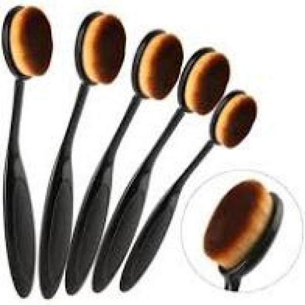 Oval Makeup Brush Set Six Piece. Finishing Touch Wangaratta