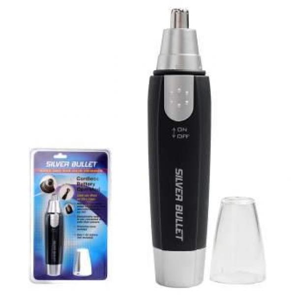 Silver Bullet Nose And Ear Trimmer Battery Operated Silver Bullet