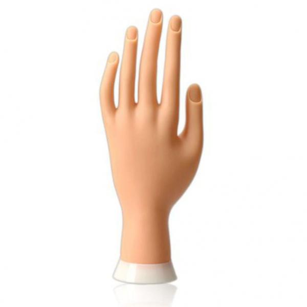 Indiana Nails Single Practice Hands For Nails And Manicurist With Blue Hanger Indiana Nails