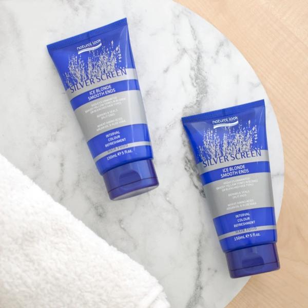 Natural Look Silver Screen Ice Blonde Smooth Ends 150ML Artav